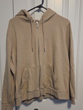 H&M Beige Hooded Sweater